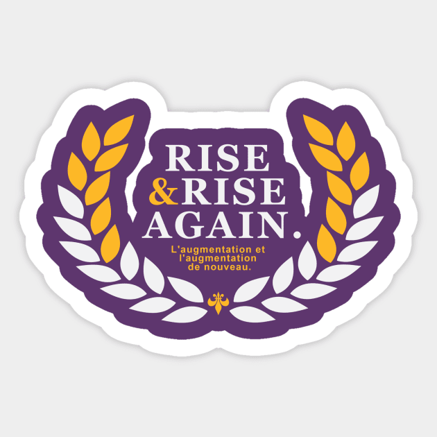 Rise & Rise Again Los Angeles Inspired Sticker by TheSteadfast